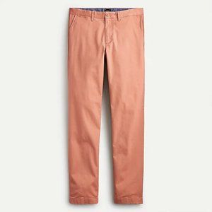 NWT J Crew 770 Straight Fit Stretch Chino Pants in Dusty Salmon Orange